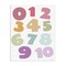 Stupell Industries Muted Counting Numbers Canvas, design by Susan Ball